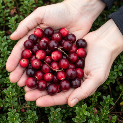 GreenboutiQ - Obstpflanzen - Blaubeere - Vaccinium macrophylla Early Black - Winterhart - 3 Pflanzen - Topf 9 cm - Dunkelrote Beere